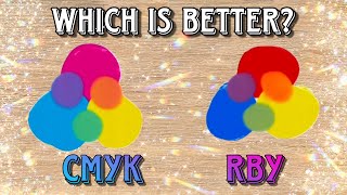 RBY vs. CMYK Color Wheels 🌹🪻🌻Is One Better Than the Other?