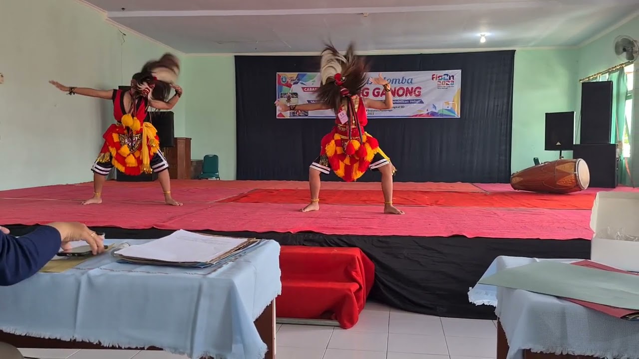 Tari Bujang Ganong - SDN 1 Josari, Jetis, Ponorogo FLS2N, Senin, 06 Maret 2023 (Brian - Vino)