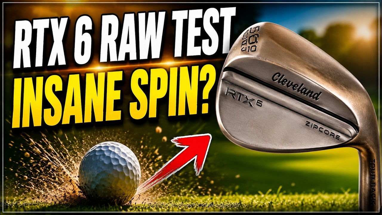 Cleveland RTX 6 ZipCore Tour Rack Wedge Review: Raw Finish Spin