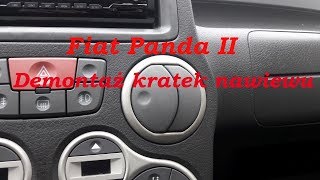 Fiat Panda Ii Demotaż Kratek Nawiewu - How To Dissasembly - Youtube