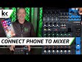 How To Connect Phone To Audio Mixing Console To Play Music