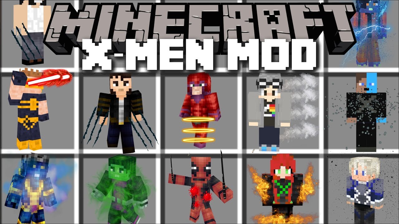 Minecraft Xmen Superhero Mod Fight Wolverine And Transform In To Your Superhero Minecraft Youtube - roblox morphs digitalspaceinfo