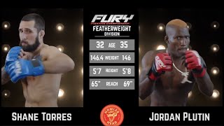 Unleashing Chaos Fury FC 90: Shane Torres vs Jordan Plutin