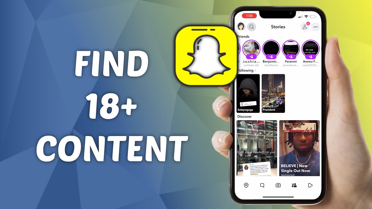 How to Find 18+ Content on Snapchat