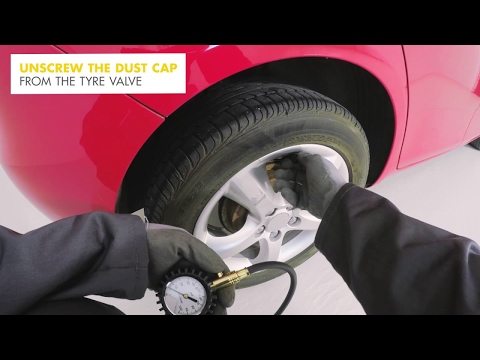 Video: How to Check Tire Pressure: 9 Steps (with Pictures)