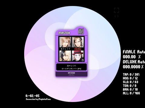 Maimai削除曲 女々しくて MASTER Majdata