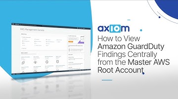 How to Manage Amazon GuardDuty Findings Centrally from a Master AWS Account