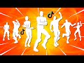 All legendary fortnite dances  emotes starlit to the beat rollie