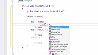 Learn How To Program In C# Part 4   Switch Statement