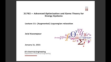 Lecture 11: Augmented Lagrangian relaxation