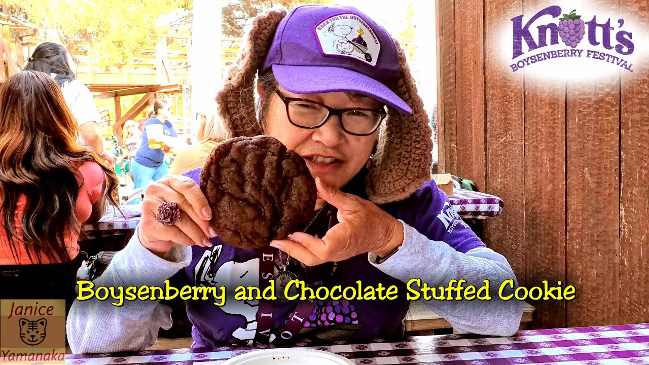 2024 Knott's Boysenberry Festival Boysenberry and Chocolate Stuffed
