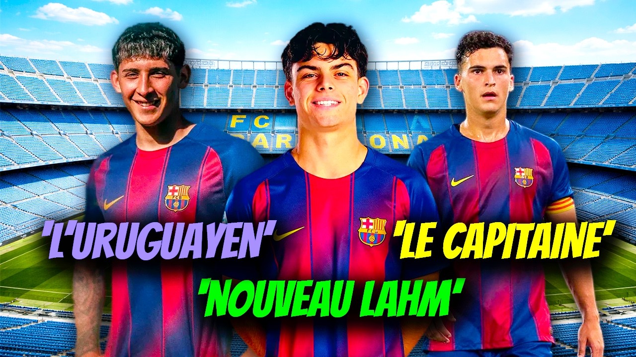 3 NOUVEAUX défenseurs du Barça : qui sont Espart, Cortes et Pacifico ? 👀