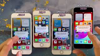 iPhone 6s vs iPhone se 2016 vs iPhone 7 vs iPhone 2020