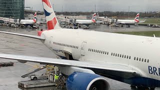 British Airways 777-200 G-YMMU from LHR to Las Vegas 11/03/22.