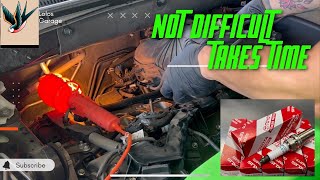 How to replace Spark Plugs Toyota Highlander 2016-2019 (YES, take out the intake manifold)