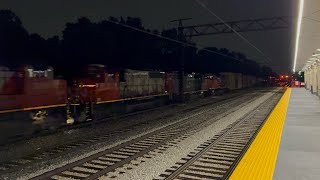 IC SD70 + CN GP40-2 (zebra paint) and a GTW GP38-2 all on CN L537-91 at 79th St/Chatham on 6/10/26