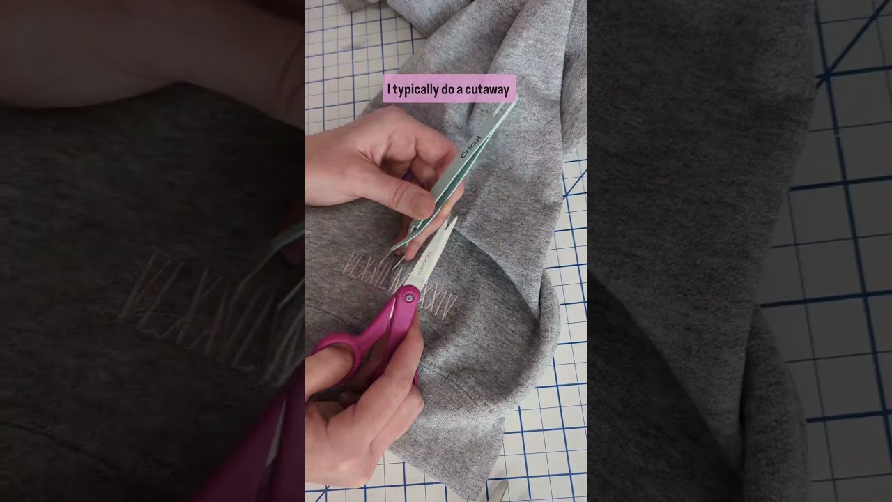 Embroider A Sweatshirt Sleeve using your Single Needle