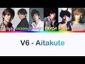 V6 - Aitakute (Color Coded Lyrics) Terjemahan Indonesia