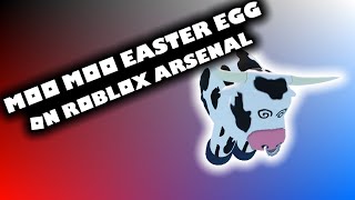 (NO LONGER AVAILABLE) New Cow Easter Egg in Roblox Arsenal!