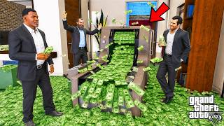 Franklin Stole a Money Printing Machine in GTA 5 | SHINCHAN and CHOP screenshot 3