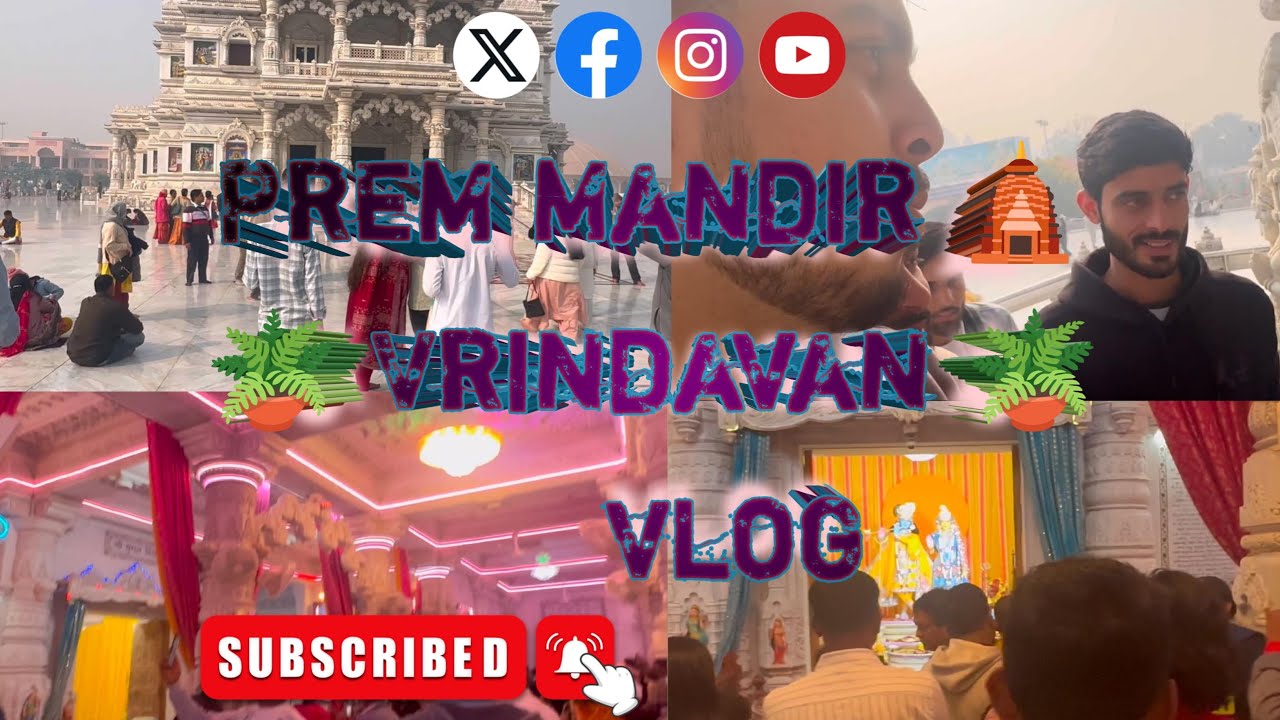 Prem mandir Vrindavan 🌾❤️|| Vlog|| Himanshu sharma vlog