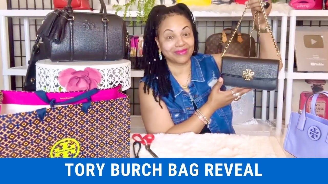 TORY BURCH ウィッシュホン チェン フレスレット 1542720 720 TORY BURCH BRITTEN CHAIN WALLET WITH WRISTLET STRAP WOC