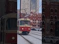 Tatra T3SU, номер 101+102, маршрут 23 #automobile #екб #tram #трамвай #зима