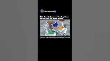 Robot Drummer Plays With Human-Like Precision😱#shorts#robot