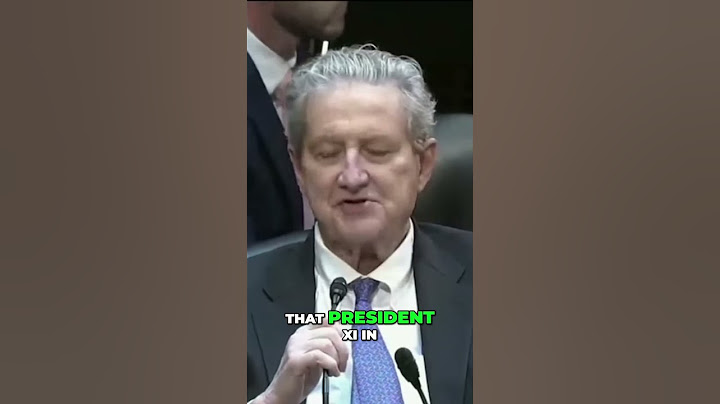 Sen. John Kennedy Warns of China-Russia-Iran Alliance Against