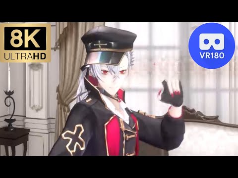 【8K 4K VR180 MMD 3D】葛葉 Kuzuha／KING【VTtuber 本人歌唱】