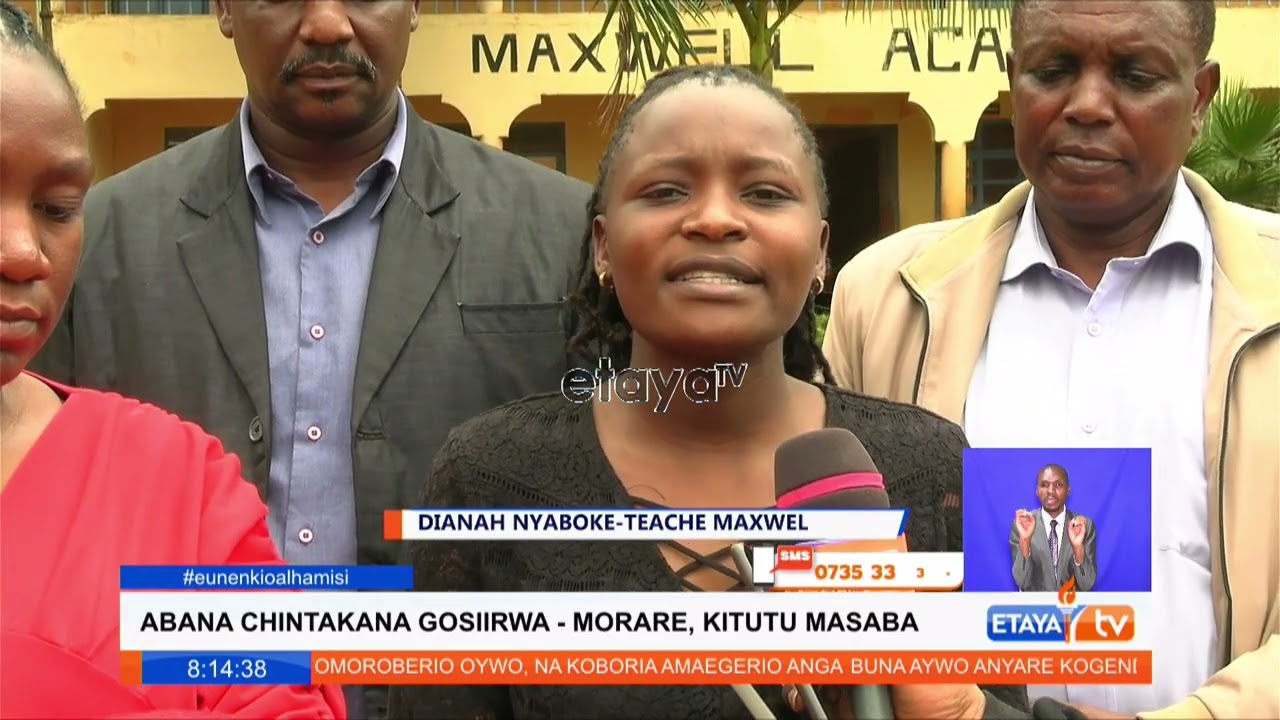 Kitutu Masaba MP Aspirant Thomas Nyagaka offers support to two orphans in Morare, Kemera