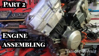 Project Honda VT 250\V Twin \Part 2 \assemble Engine