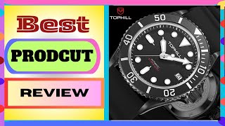 TOPHILL Diving Sports Fashion Watch 300mm Waterproof Luminous 40mm Dial Silicone Strap