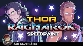 Thor Ragnarok Marvel Speedpaint