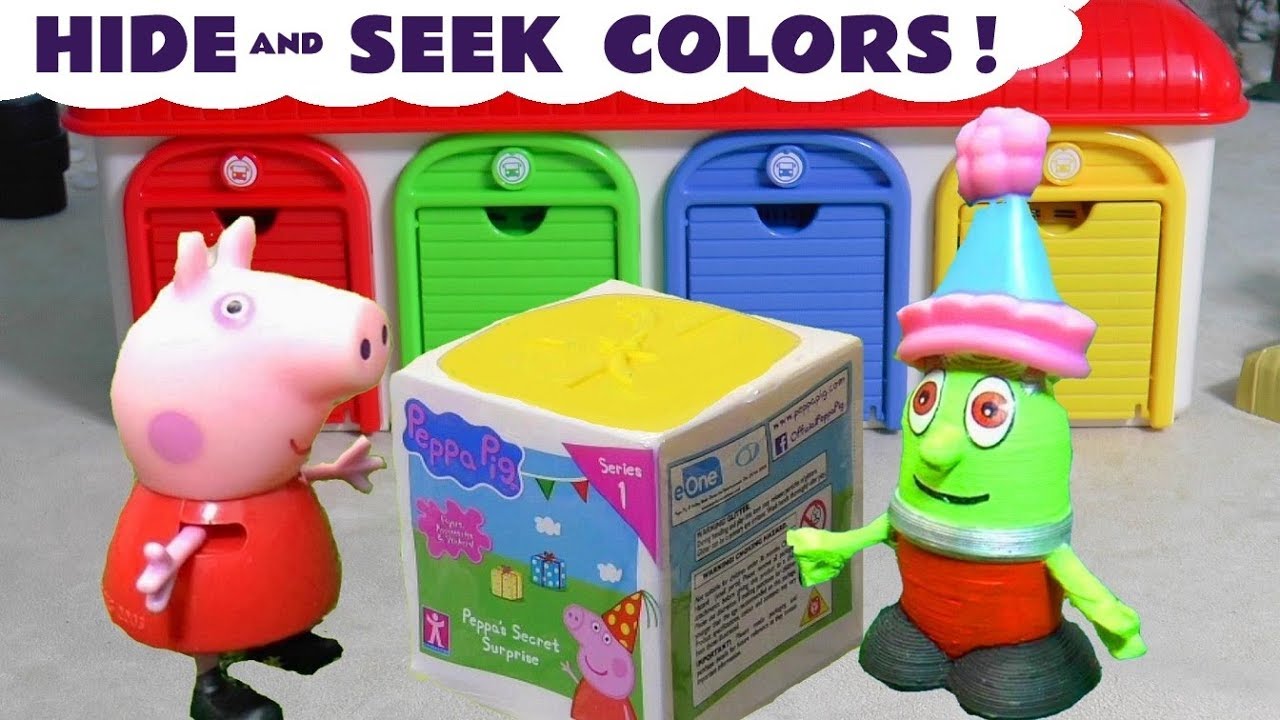 Peppa Pig plays Hide and Seek With The Funny Rascal Funling - YouTube