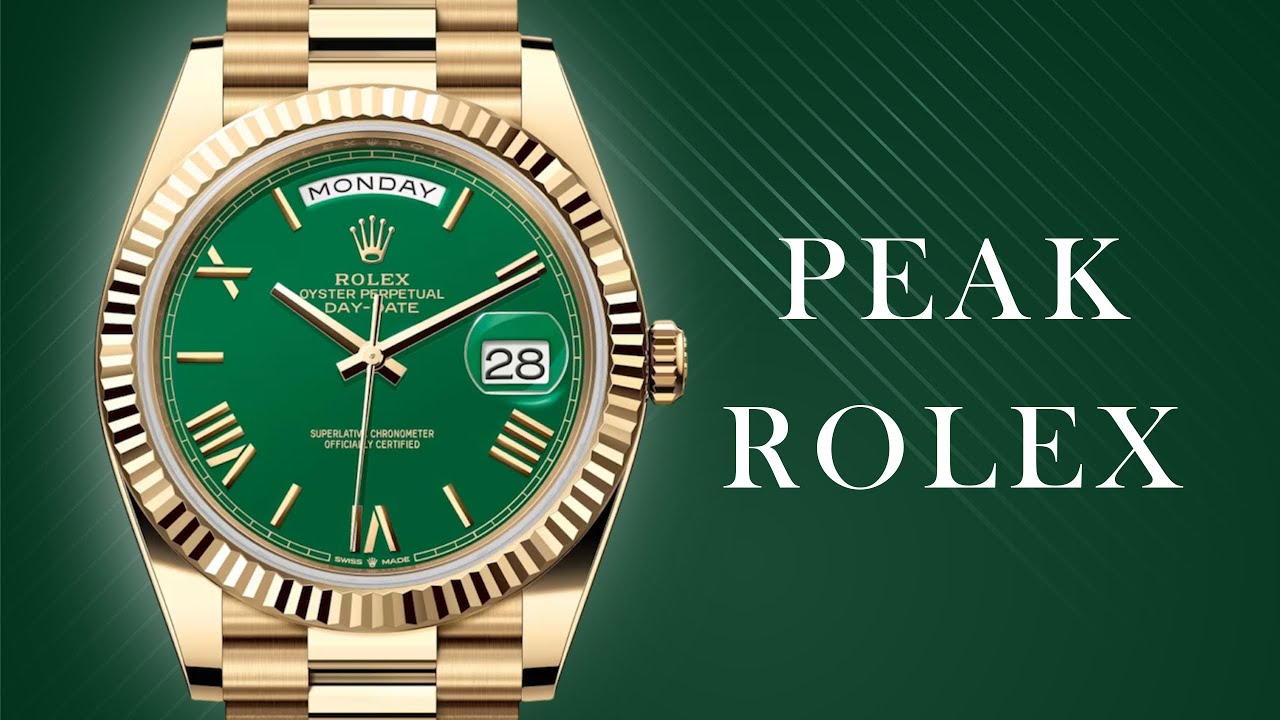 Почему эти зеленые часы Day-date — вершина стиля Rolex