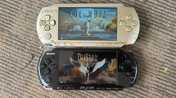 PSP-1001 with IPS LCD and PSP-3000 LCDs Comparison!