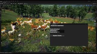 Unreal Random Animations placement blueprint (Free)
