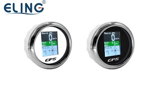 85mm Digital GPS Speedometer Odometer for Car Boat Trucks Van 12V 24V