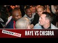Dereck Chisora brawls with David Haye at Klitschko vs Chisora post-fight press conference