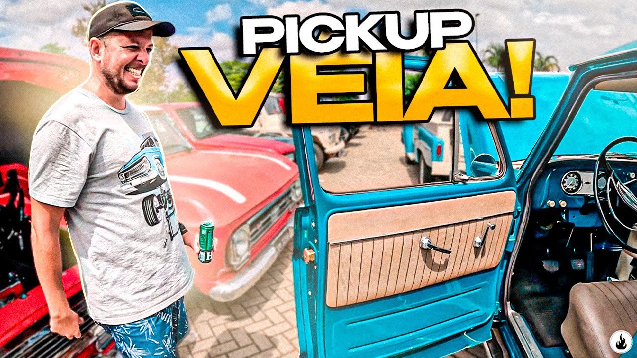 UMA SURRA DE CAMINHONETES ANTIGAS NO SHOPPING MOOCA