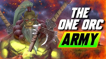 ONE MAN ARMY - BLADEMASTER WITH ABSOLUTELY NO HELP FROM ANY UNITS - WC3 - Grubby