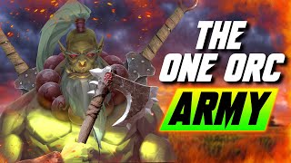 ONE MAN ARMY - BLADEMASTER WITH ABSOLUTELY NO HELP FROM ANY UNITS - WC3 - Grubby