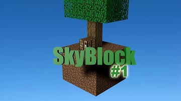 Minecraft- SkyBlock Episode 1: Getting Started