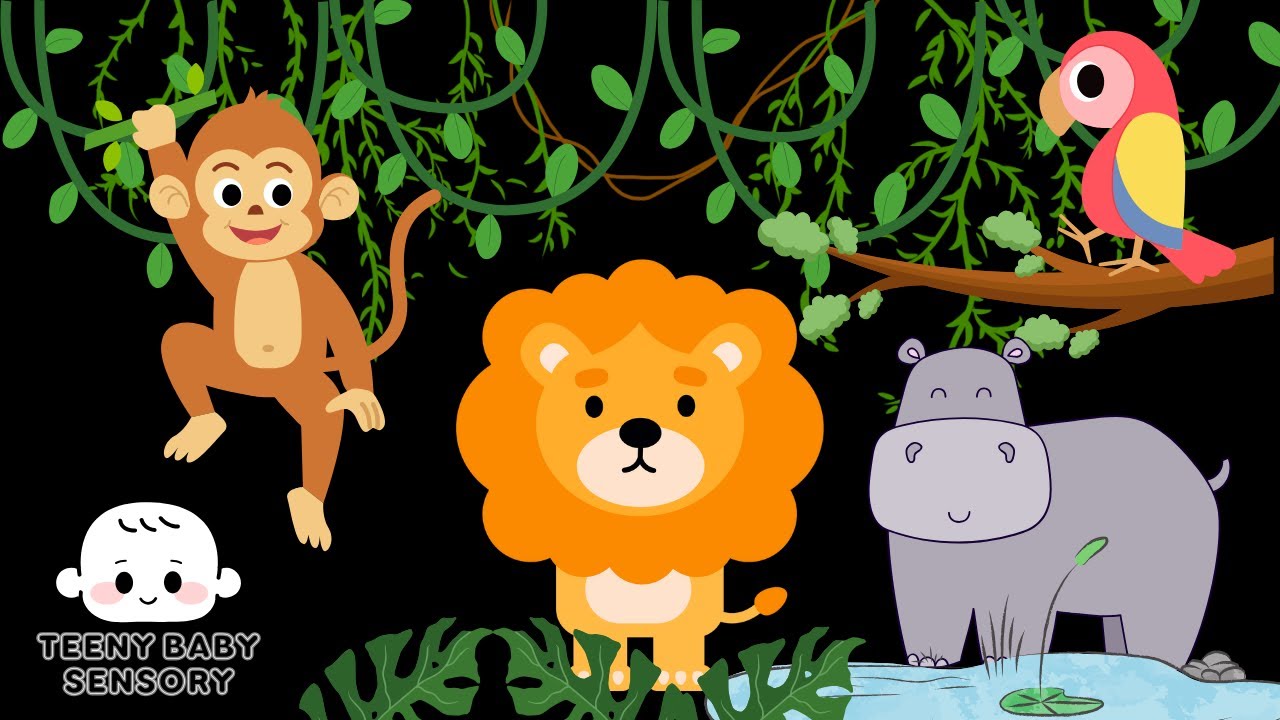 Baby’s First Jungle Adventure | Sensory Exploration with Music & Animal Friends