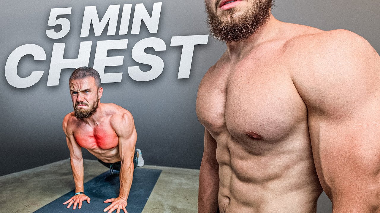 5 MIN CHEST WORKOUT AT HOME (CRAZY PUMP) 