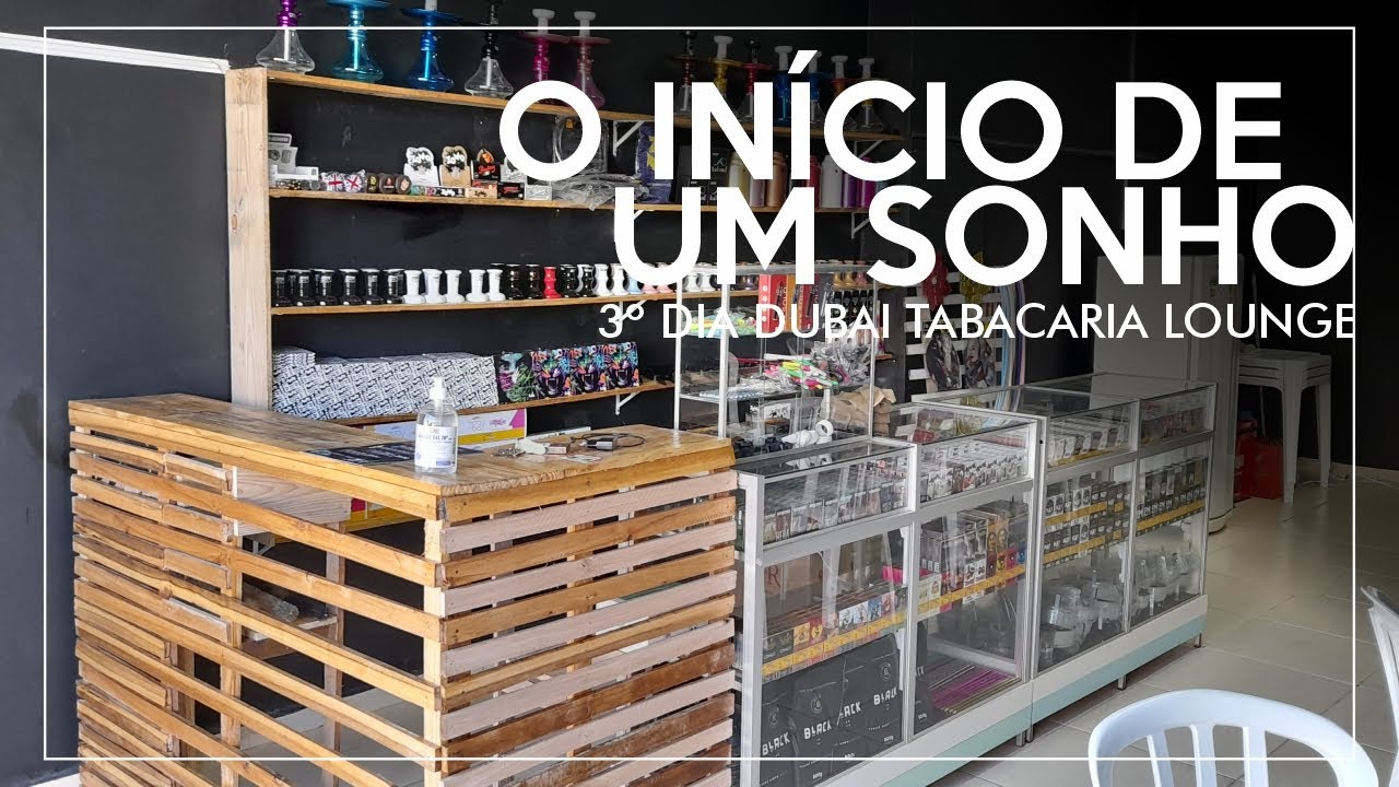 Tabacaria do zero ( Montando meu lounge , Barguile) Parte 3.