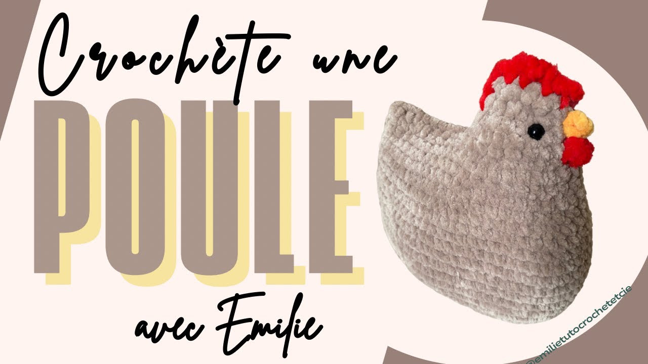 Tuto de Pâques 🐣 au crochet 🧶 : la poule 🐔