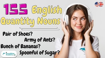 155 English Quantity Nouns You MUST Know + Real-life Examples 💭 | Boost #Listening & #Speaking