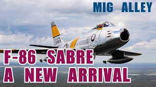 F-86 Sabre - A New Arrival | US Air Force F-86 VS Soviet MiG-15 | First MiG Kill